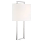 Crystorama Fremont 2 Light Black Forged Wall Mount