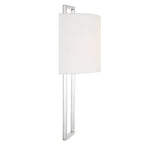 Crystorama FRE-422-PN Polished Nickel Fremont 2 Light Polished Nickel Wall Mount Image 3