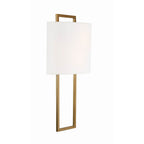 Crystorama FRE-422-VG Vibrant Gold Fremont 2 Light Vibrant Gold Wall Mount Image 4