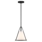 Crystorama FUL-900-BK Black Fulton 1 Light Black Pendant Image 7