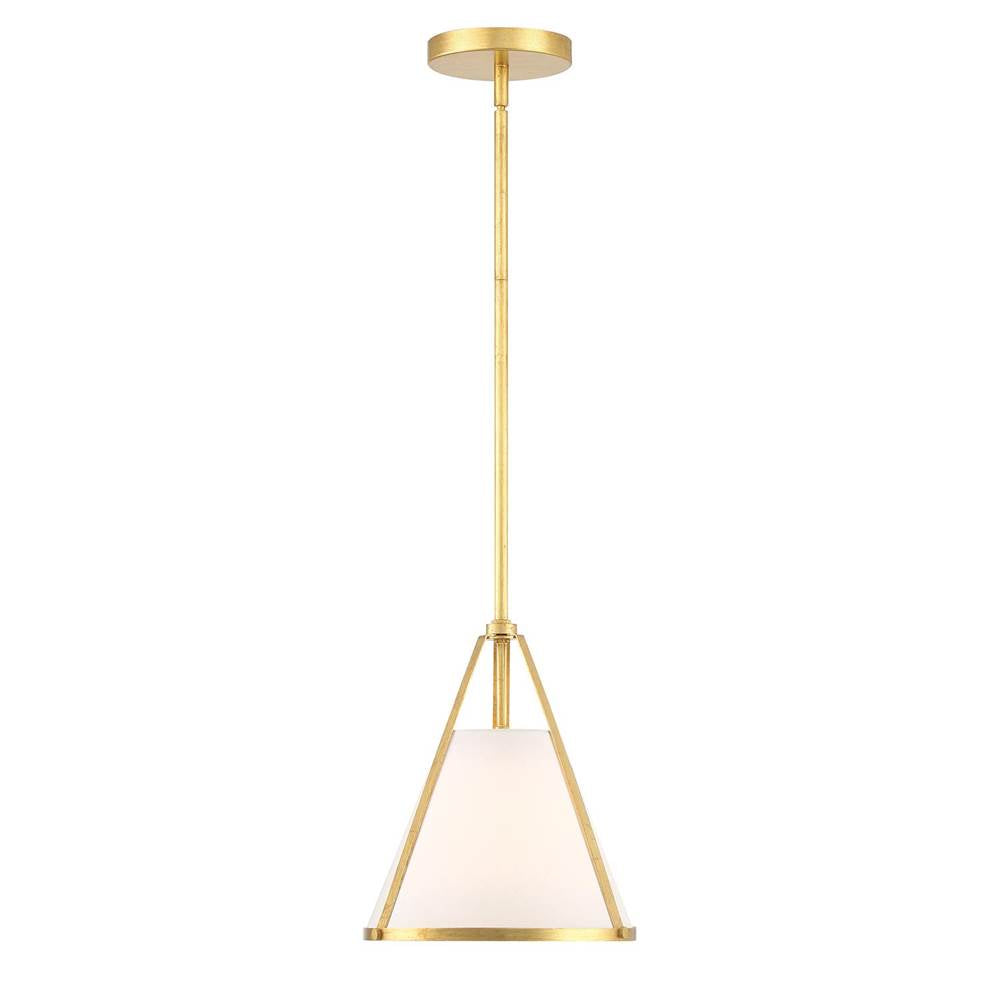 Crystorama FUL-900-GA Antique Gold Fulton 1 Light Antique Gold Pendant Image 7