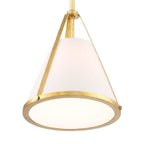 Crystorama FUL-900-GA Antique Gold Fulton 1 Light Antique Gold Pendant Image 5