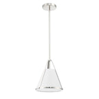 Crystorama Fulton 1 Light Black Pendant