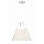Crystorama Fulton 3 Light Black Pendant