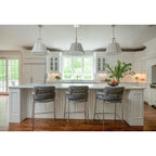 Crystorama FUL-904-PN Polished Nickel Fulton 3 Light Polished Nickel Pendant Image 8