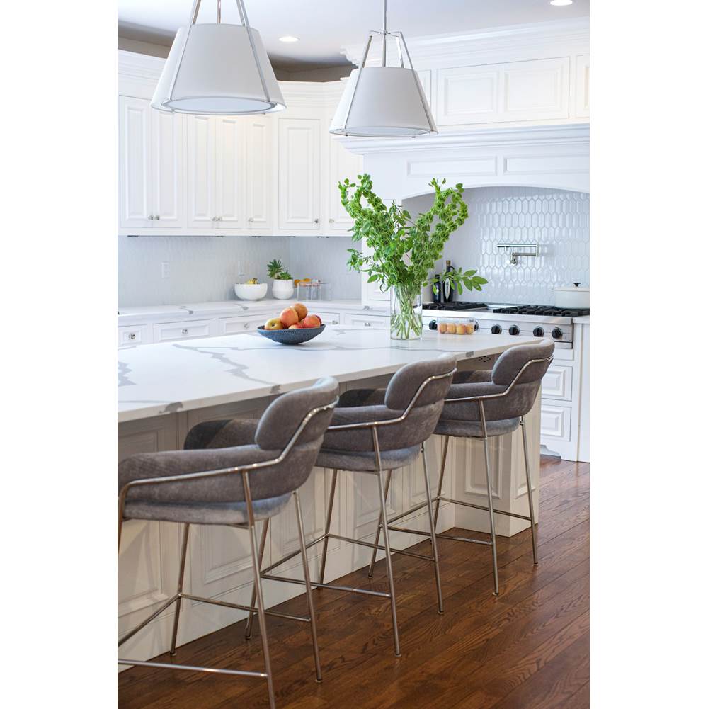 Crystorama FUL-904-PN Polished Nickel Fulton 3 Light Polished Nickel Pendant Image 7