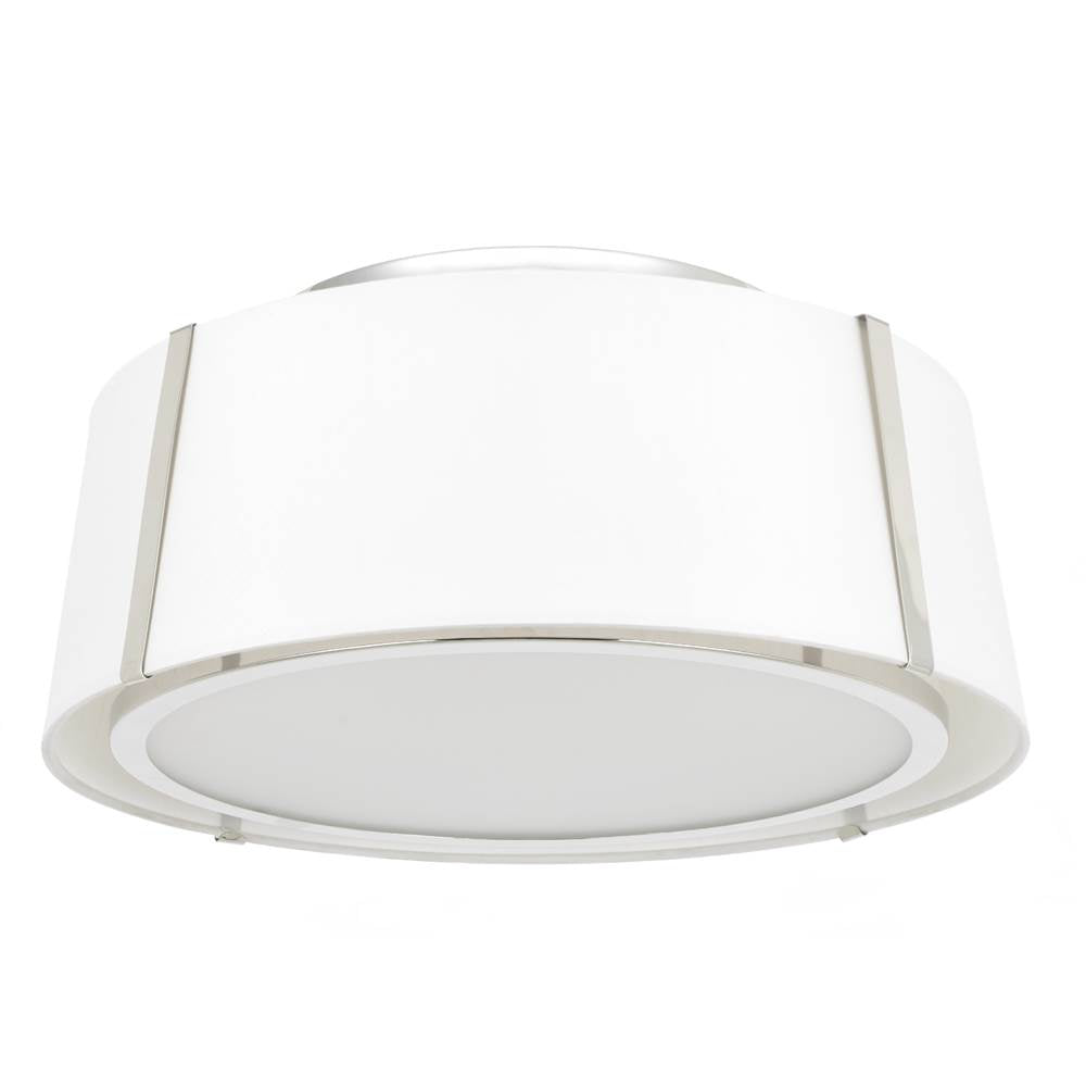 Crystorama Fulton 3 Light Matte Black Ceiling Mount
