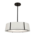 Crystorama FUL-907-BK Black Fulton 6 Light Matte Black Chandelier Image 1
