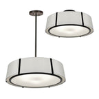 Crystorama Fulton 6 Light Matte Black Chandelier