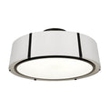 Crystorama FUL-907-BK_CEILING Black Fulton 6 Light Matte Black Ceiling Mount Image 1