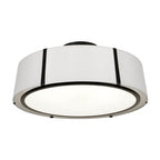 Crystorama FUL-907-BK_CEILING Black Fulton 6 Light Matte Black Ceiling Mount Image 1