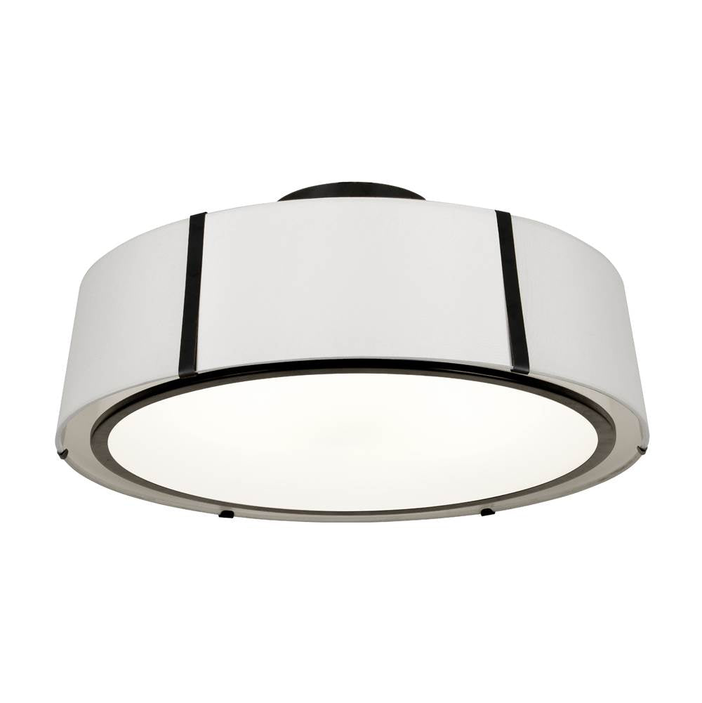 Crystorama FUL-907-BK_CEILING Black Fulton 6 Light Matte Black Ceiling Mount Image 1