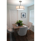 Crystorama FUL-907-BK Black Fulton 6 Light Matte Black Chandelier Image 3