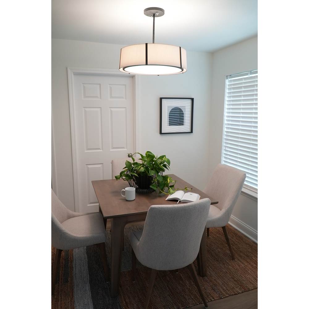 Crystorama FUL-907-BK Black Fulton 6 Light Matte Black Chandelier Image 3