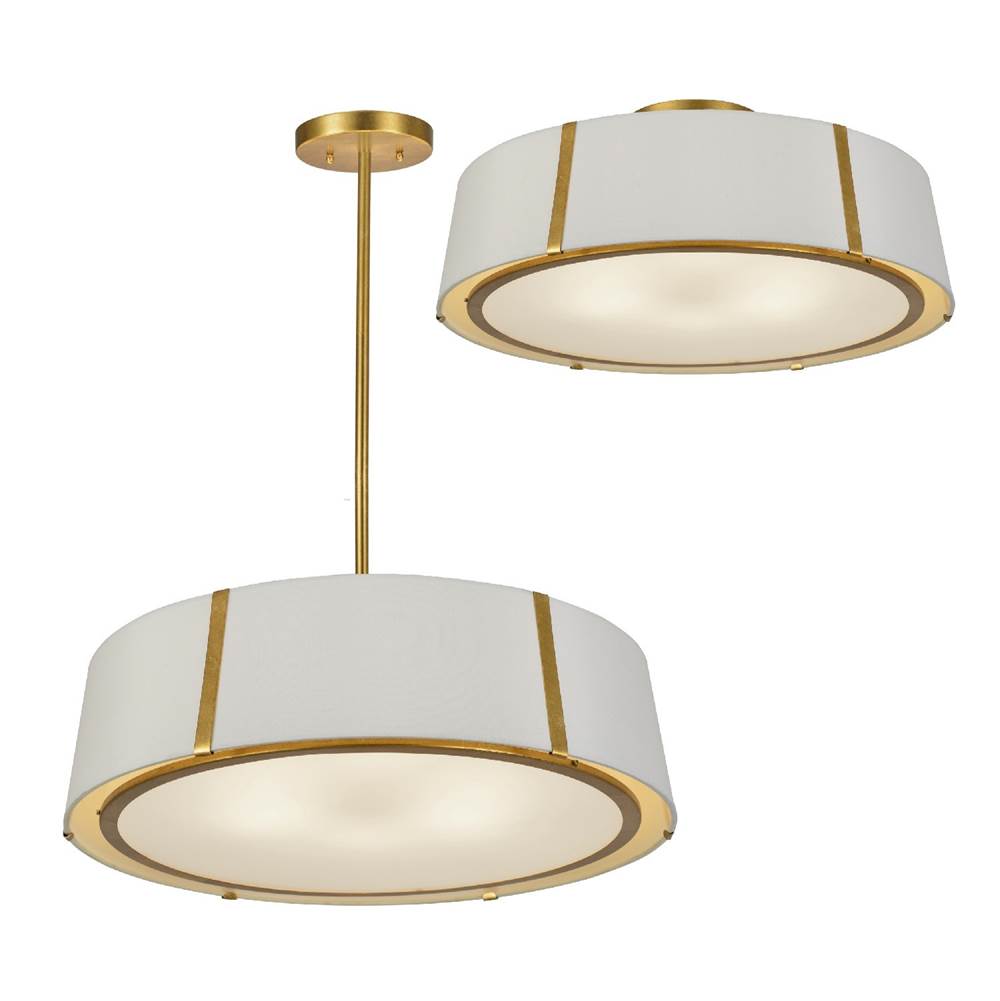 Crystorama Fulton 6 Light Matte Black Chandelier