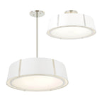 Crystorama FUL-907-PN Polished Nickel Fulton 6 Light Polished Nickel Chandelier Image 5