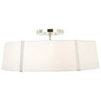 Crystorama Fulton 6 Light Matte Black Ceiling Mount