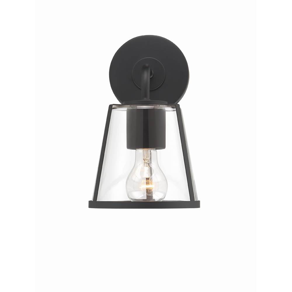 Crystorama Fulton 1 Light Black Bathroom Vanity