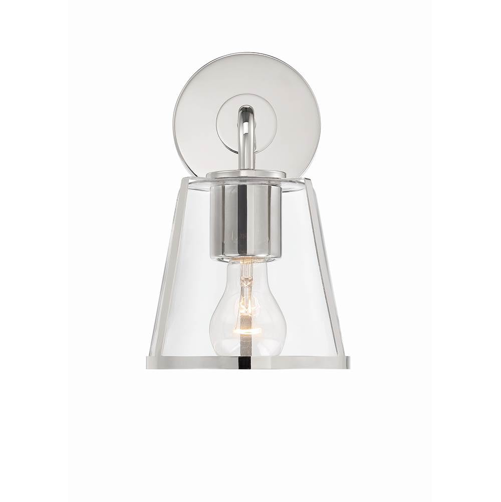 Crystorama Fulton 1 Light Black Bathroom Vanity