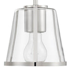Crystorama FUL-913-PN-CL Polished Nickel Fulton 3 Light Polished Nickel Bathroom Vanity Image 3