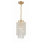 Crystorama GAB-B7301-GA Antique Gold Gabrielle 1 Light Antique Gold Mini Chandelier Image 3