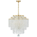 Crystorama GAB-B7305-GA Antique Gold Gabrielle 6 Light Antique Gold Chandelier Image 1