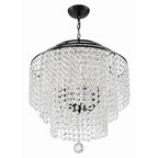 Crystorama Gabrielle 6 Light Antique Gold Chandelier