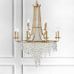 Crystorama GAB-B7312-GA Antique Gold Gabrielle 12 Light Antique Gold Chandelier Image 3