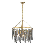 Crystorama GEM-7004-MG-SS Modern Gold Gemma 24'' Modern Gold Chandelier Image 1