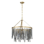 Crystorama Gemma 24'' Modern Gold Chandelier