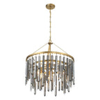 Crystorama GEM-7004-MG-SS Modern Gold Gemma 24'' Modern Gold Chandelier Image 5