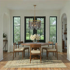 Crystorama GEM-7004-MG-SS Modern Gold Gemma 24'' Modern Gold Chandelier Image 3