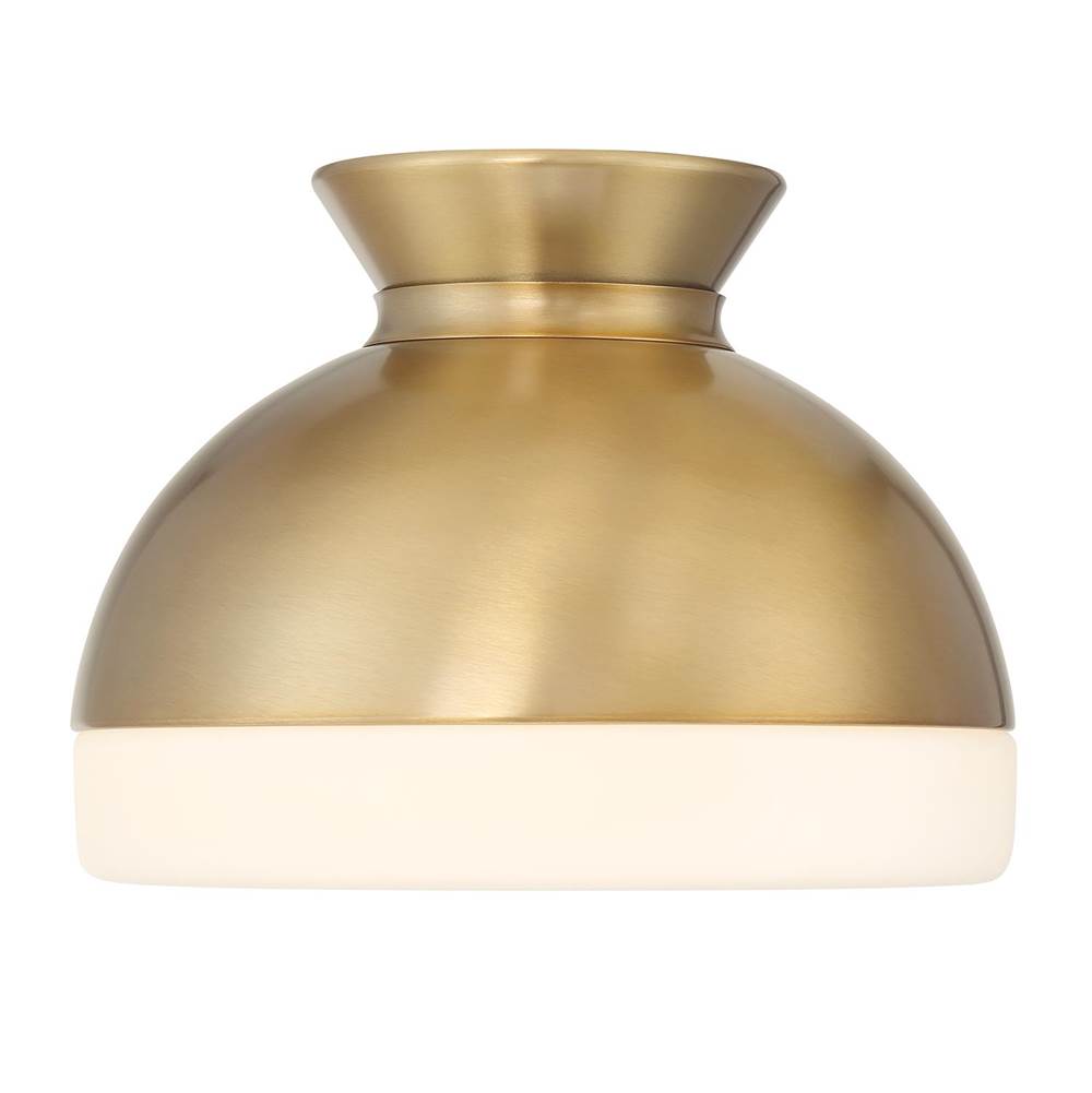 Crystorama GID-4000-VG Vibrant Gold Brian Patrick Flynn Gidget 1 Light Vibrant Gold Flush Mount Image 5
