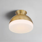 Crystorama GID-4000-VG Vibrant Gold Brian Patrick Flynn Gidget 1 Light Vibrant Gold Flush Mount Image 2