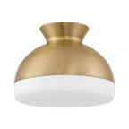 Crystorama Gidget Brian Patrick Flynn Gidget 15'' Matte Black And Vibrant Gold Flush Mount