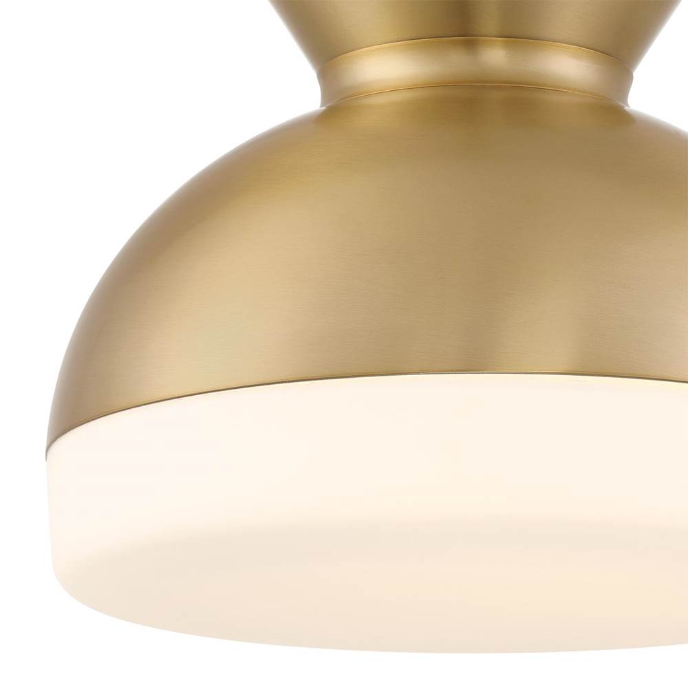 Crystorama GID-4003-VG Vibrant Gold Brian Patrick Flynn Gidget 15'' Vibrant Gold Flush Mount Image 4