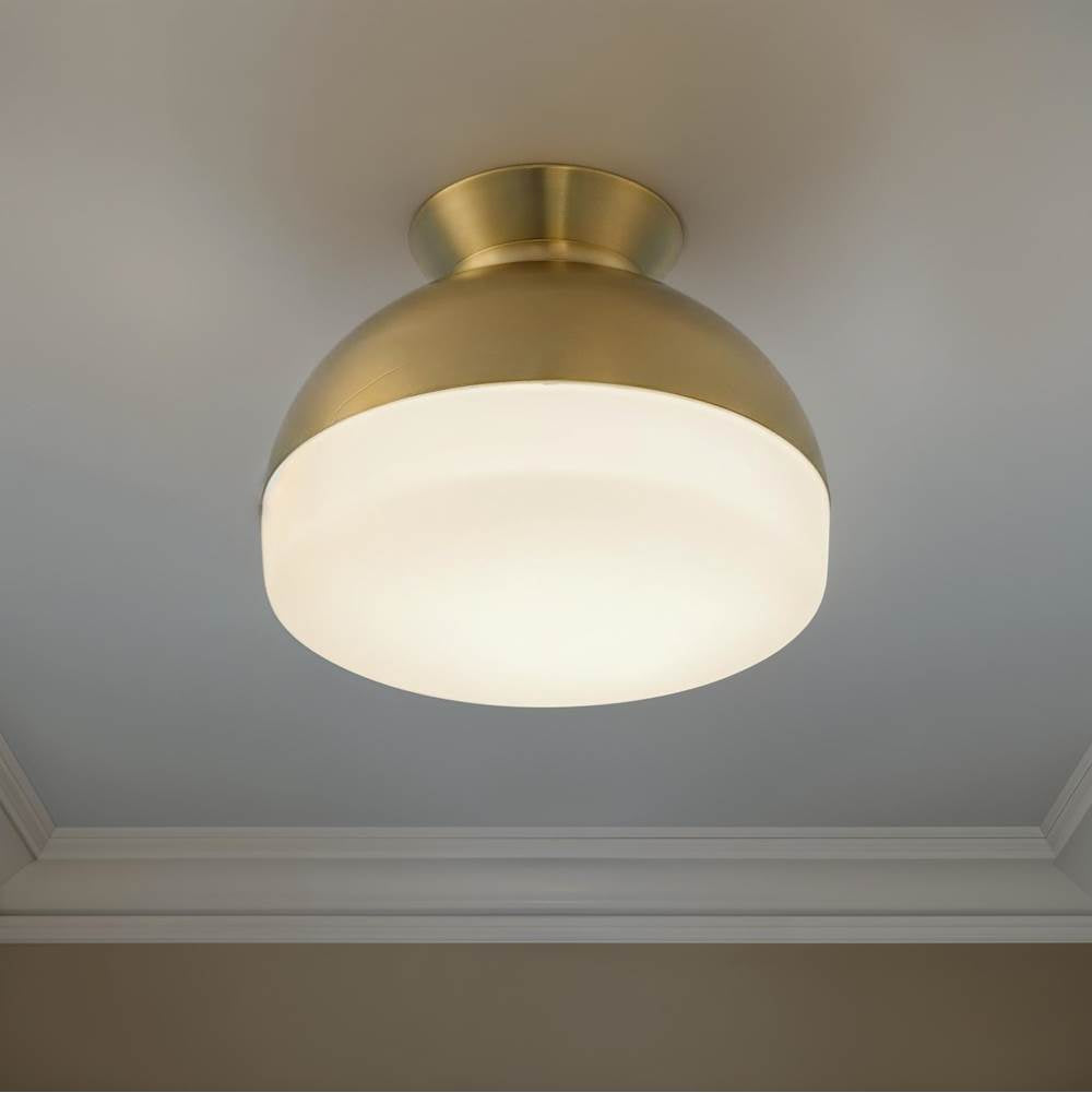 Crystorama GID-4003-VG Vibrant Gold Brian Patrick Flynn Gidget 15'' Vibrant Gold Flush Mount Image 3