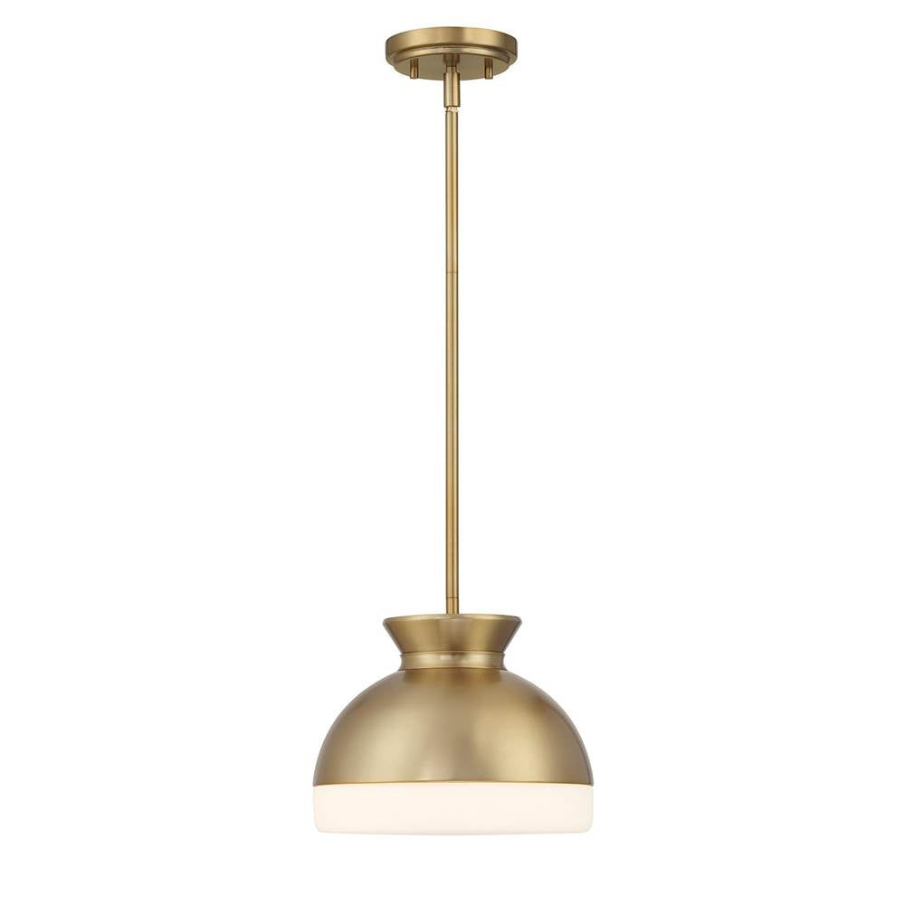 Crystorama GID-4005-VG Vibrant Gold Brian Patrick Flynn Gidget 1 Light Vibrant Gold Mini Pendant Image 5