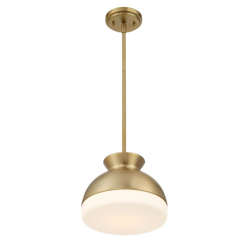 Crystorama GID-4005-VG Vibrant Gold Brian Patrick Flynn Gidget 1 Light Vibrant Gold Mini Pendant Image 4