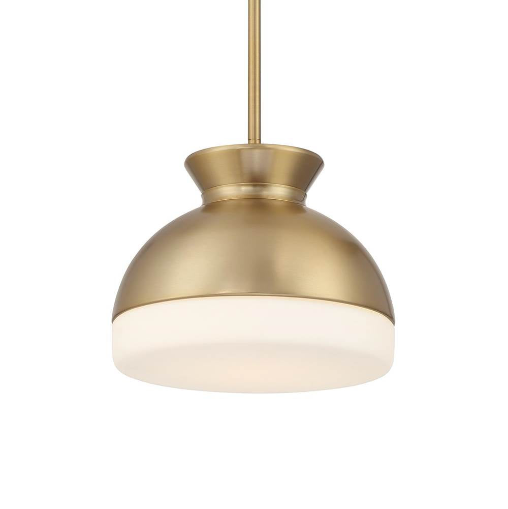Crystorama GID-4005-VG Vibrant Gold Brian Patrick Flynn Gidget 1 Light Vibrant Gold Mini Pendant Image 3