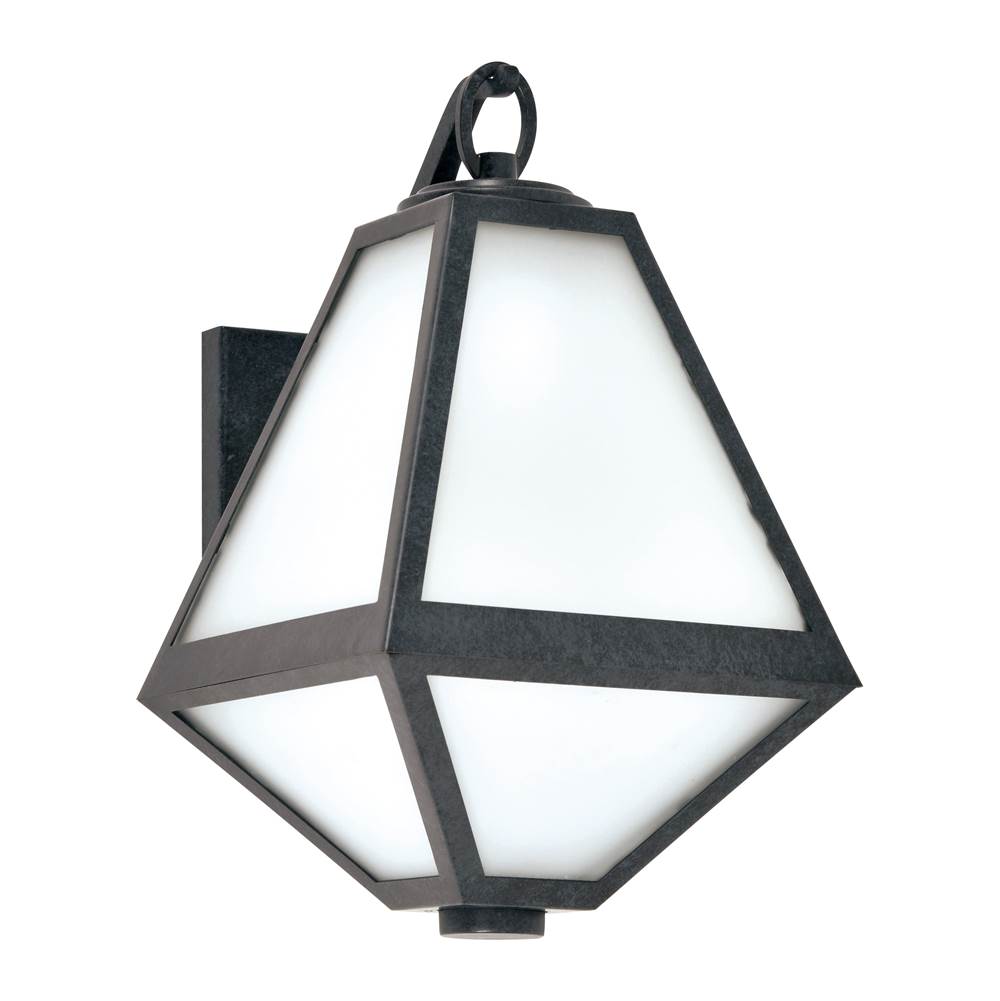Crystorama GLA-9701-OP-BC Black Charcoal Brian Patrick Flynn For Crystorama Glacier 1 Light Black Charcoal Outdoor Wall Mount Image 1