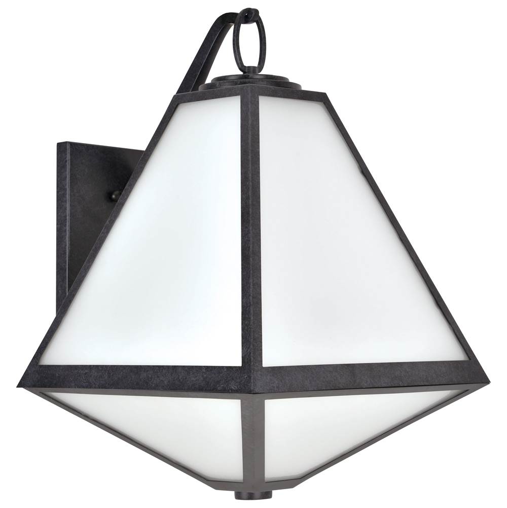Crystorama GLA-9702-OP-BC Black Charcoal Brian Patrick Flynn For Crystorama Glacier 3 Light Black Charcoal Outdoor Wall Mount Image 1