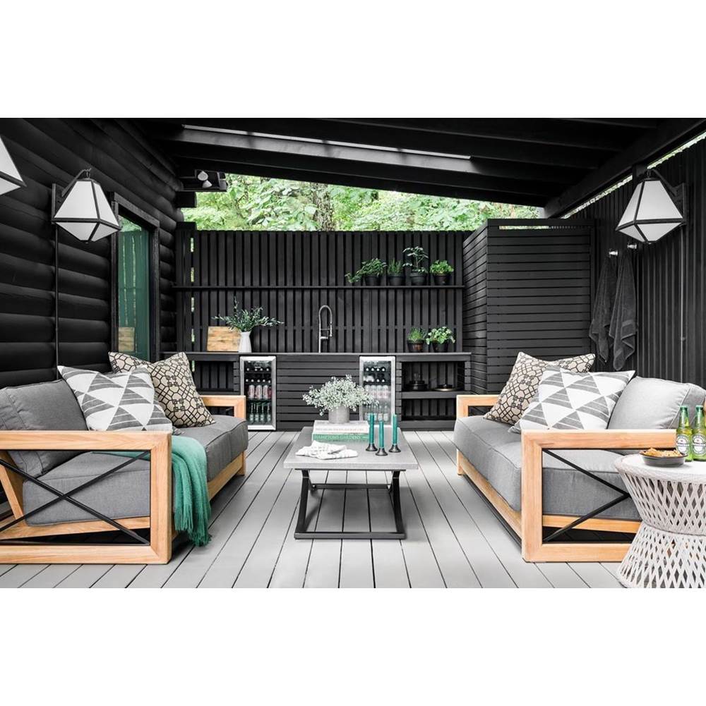 Crystorama Glacier Brian Patrick Flynn For Crystorama Glacier 3 Light Black Charcoal Outdoor Wall Mount