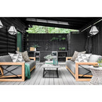 Crystorama Glacier Brian Patrick Flynn For Crystorama Glacier 3 Light Black Charcoal Outdoor Wall Mount