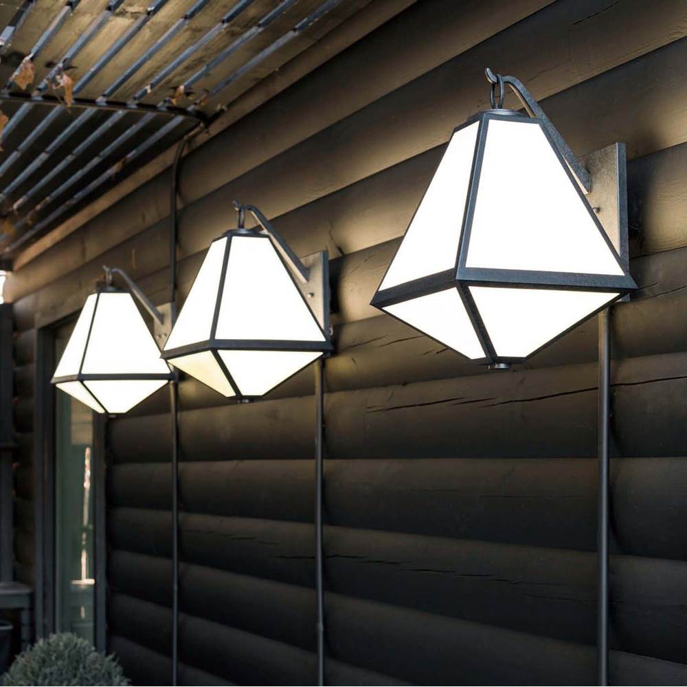 Crystorama GLA-9702-OP-BC Black Charcoal Brian Patrick Flynn For Crystorama Glacier 3 Light Black Charcoal Outdoor Wall Mount Image 4