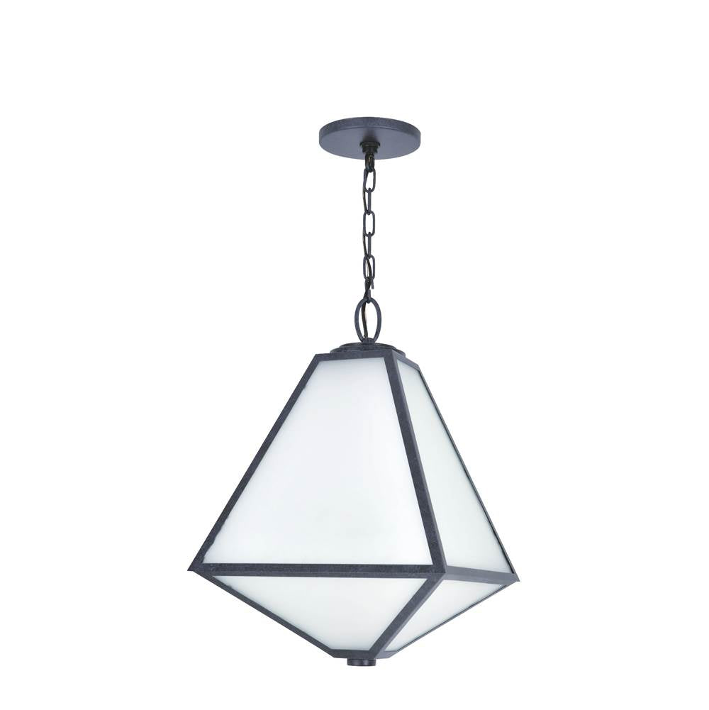 Crystorama GLA-9705-OP-BC Black Charcoal Brian Patrick Flynn For Crystorama Glacier 3 Light Black Charcoal Outdoor Chandelier Image 1