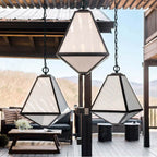 Crystorama Glacier Brian Patrick Flynn For Crystorama Glacier 3 Light Black Charcoal Outdoor Chandelier