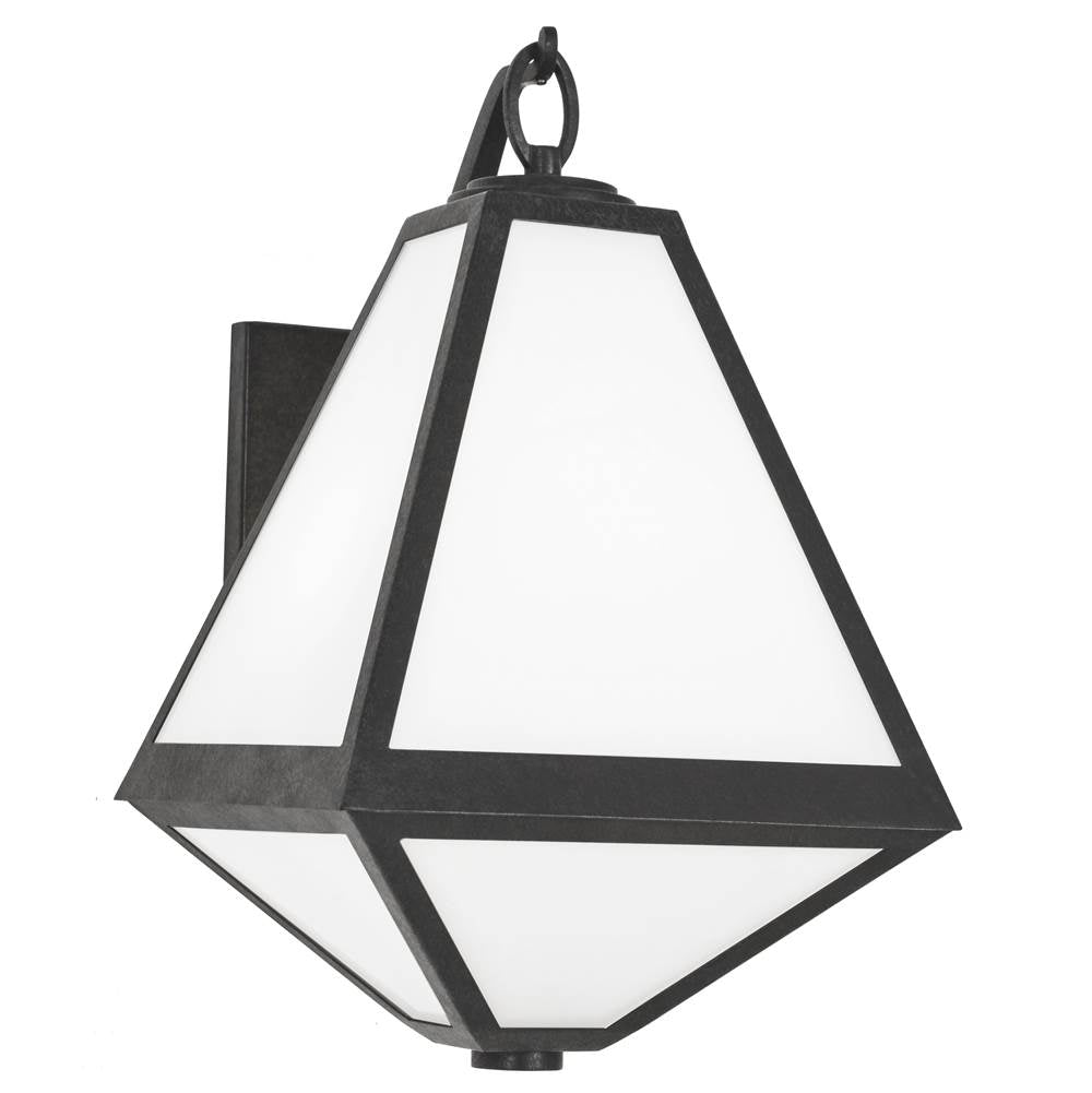 Crystorama GLA-9722-OP-BC Black Charcoal Brian Patrick Flynn For Crystorama Glacier 2 Light Black Charcoal Outdoor Wall Mount Image 1