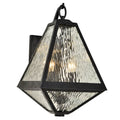 Crystorama GLA-9722-WT-BC Black Charcoal Brian Patrick Flynn For Crystorama Glacier 2 Light Black Charcoal Outdoor Wall Mount Image 1