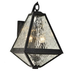 Crystorama GLA-9722-WT-BC Black Charcoal Brian Patrick Flynn For Crystorama Glacier 2 Light Black Charcoal Outdoor Wall Mount Image 1